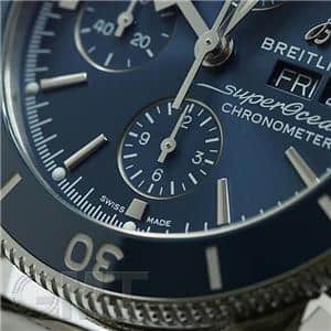 BREITLING ブライトリング スーパーオーシャンヘリテージ A13313161C1A1（A275C-1OCA）ヘリテージⅡ クロノグラフ ブルー SS ブレス