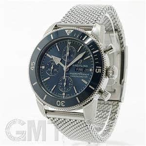 BREITLING ブライトリング スーパーオーシャンヘリテージ A13313161C1A1（A275C-1OCA）ヘリテージⅡ クロノグラフ ブルー SS ブレス