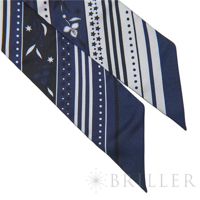 HERMES エルメス ツイリー アマゾンの祭典 マリン/白/黒 23