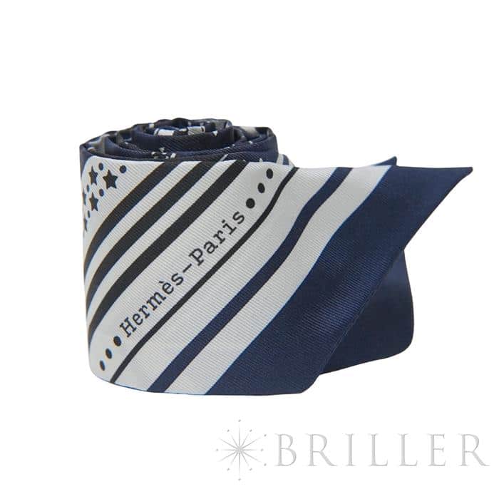 HERMES エルメス ツイリー アマゾンの祭典 マリン/白/黒 4