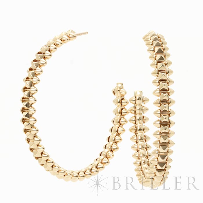 CARTIER カルティエ クラッシュ ドゥ カルティエ フープイヤリング SM B8301416 メイン