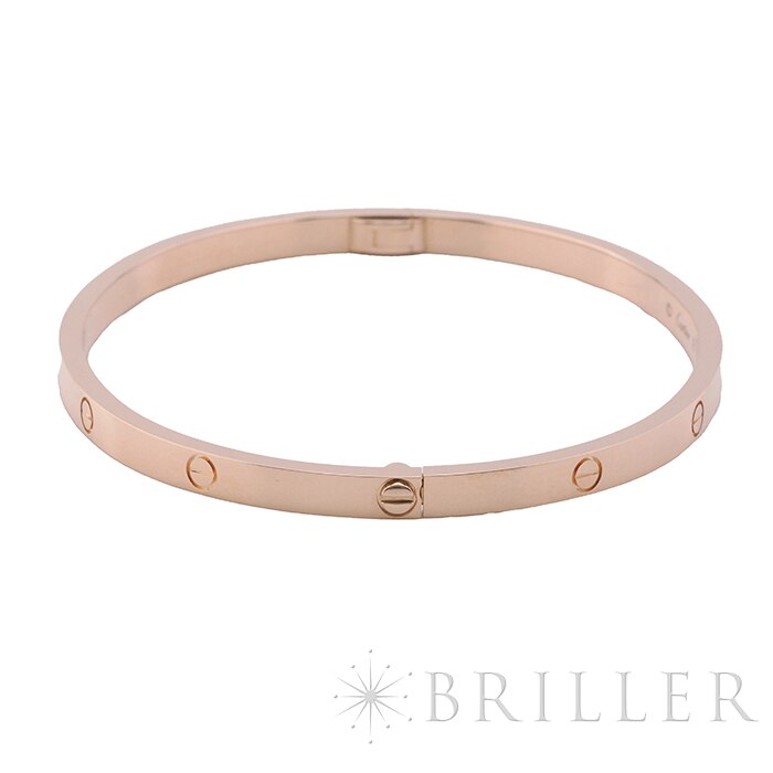 CARTIER カルティエ ラブ ブレスレット スモールモデル ピンクゴールド B6047318 18号 10