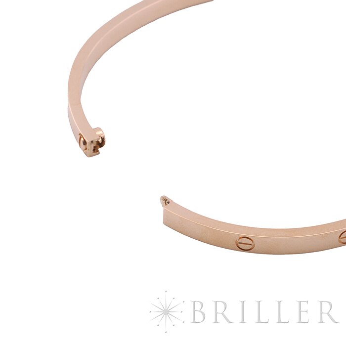 CARTIER カルティエ ラブ ブレスレット スモールモデル ピンクゴールド B6047318 18号 11