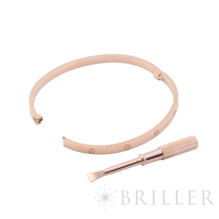 CARTIER カルティエ ラブ ブレスレット スモールモデル ピンクゴールド B6047318 18号 12