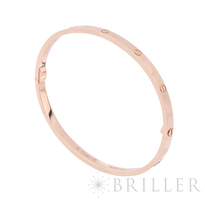 CARTIER カルティエ ラブ ブレスレット スモールモデル ピンクゴールド B6047318 18号 4