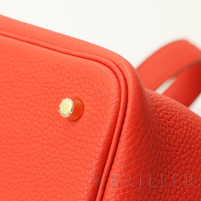 新品)HERMES エルメス ピコタン ロックMM クレマンス ルージュトマト 新品)HERMES エルメス ピコタン ロックMM クレマンス ルージュトマト