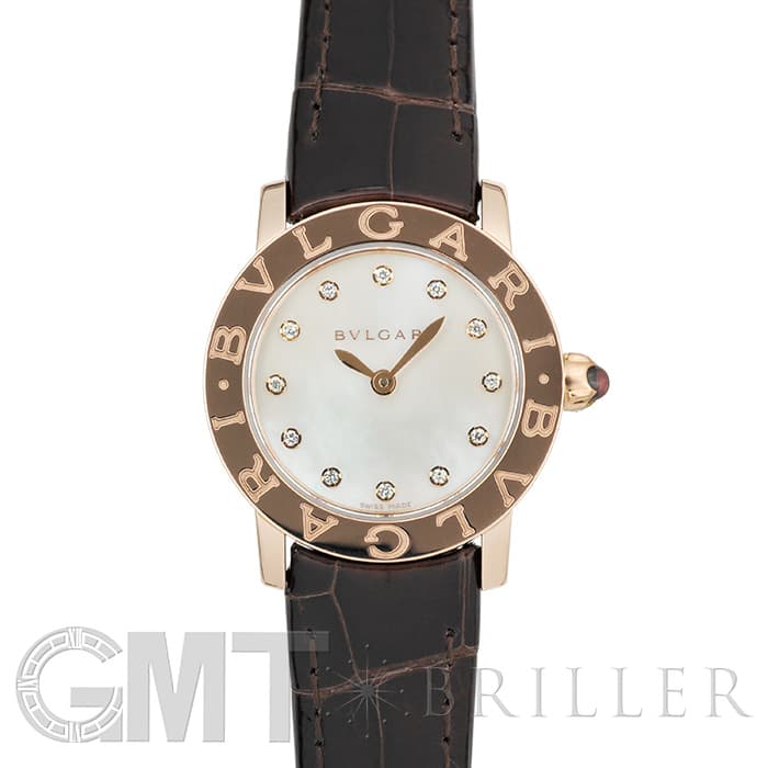 BVLGARI ブルガリ ブルガリ・ブルガリ BBLP26WGL/12 ピンクゴールド 12Pダイヤ MOP メイン