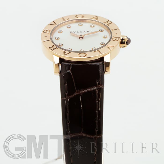 BVLGARI ブルガリ ブルガリ・ブルガリ BBLP26WGL/12 ピンクゴールド 12Pダイヤ MOP 10