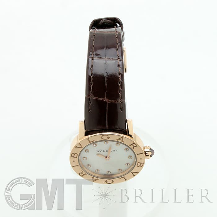 BVLGARI ブルガリ ブルガリ・ブルガリ BBLP26WGL/12 ピンクゴールド 12Pダイヤ MOP 11