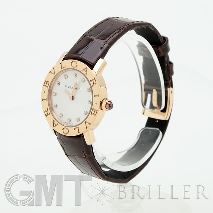 BVLGARI ブルガリ ブルガリ・ブルガリ BBLP26WGL/12 ピンクゴールド 12Pダイヤ MOP 1