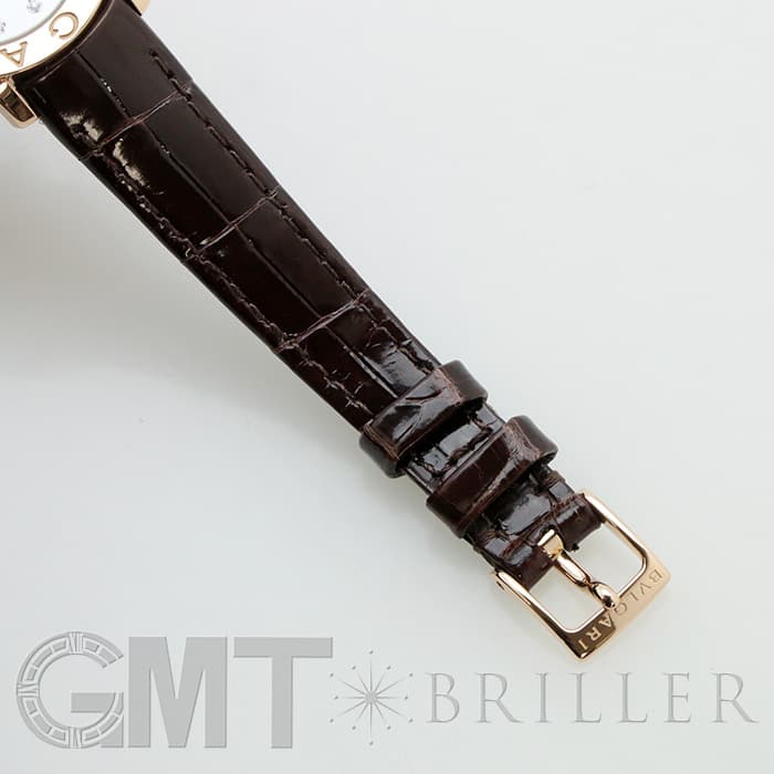 BVLGARI ブルガリ ブルガリ・ブルガリ BBLP26WGL/12 ピンクゴールド 12Pダイヤ MOP 24