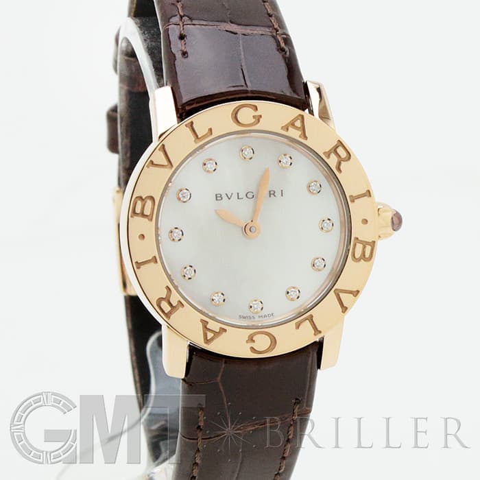 BVLGARI ブルガリ ブルガリ・ブルガリ BBLP26WGL/12 ピンクゴールド 12Pダイヤ MOP 5