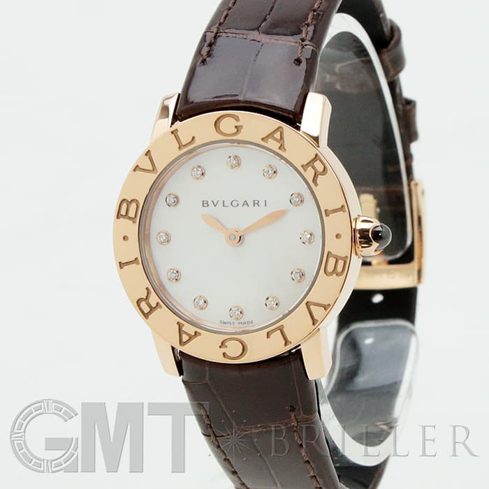 BVLGARI ブルガリ ブルガリ・ブルガリ BBLP26WGL/12 ピンクゴールド 12Pダイヤ MOP 8