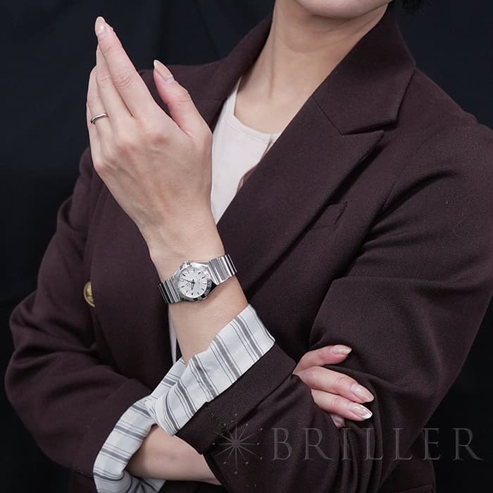 OMEGA オメガ コンステレーション ポリッシュ クォーツ 27ｍｍ 123.10.27.60.02.002 シルバー 29