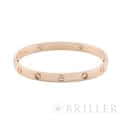 CARTIER カルティエ ラブ ブレスレット ピンクゴールド 4ダイヤモンド 18号 B6069918 メイン