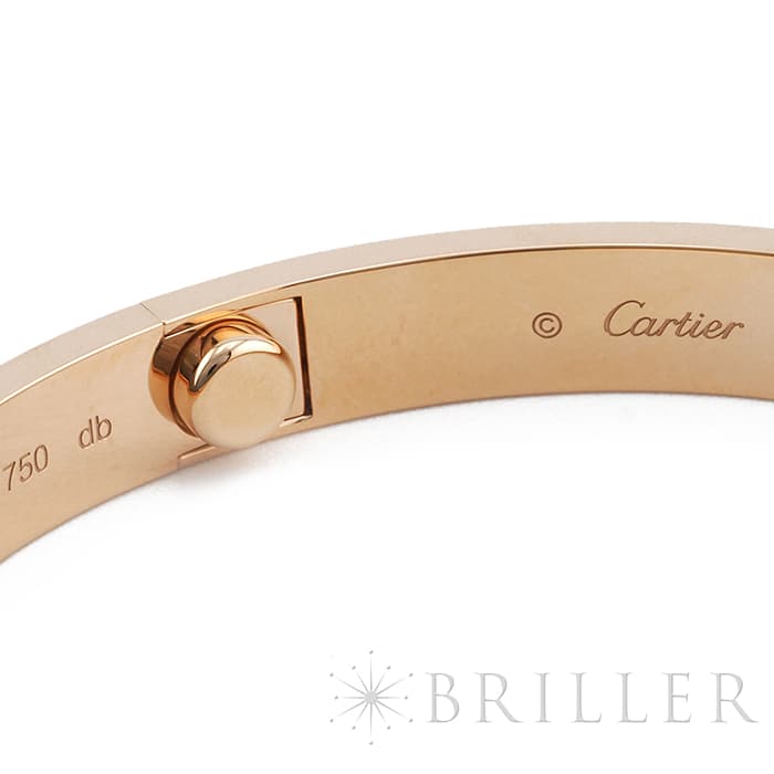 CARTIER カルティエ ラブ ブレスレット ピンクゴールド 4ダイヤモンド 18号 B6069918 9