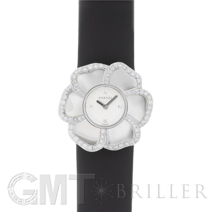 中古)CHANEL シャネル H1187 カメリア ホワイトシェル（商品ID