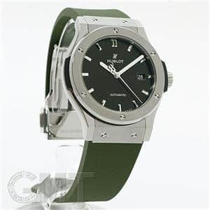 HUBLOT ウブロ クラシック フュージョン チタニウム 542.NX.8970.RX グリーン