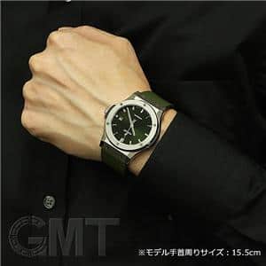 HUBLOT ウブロ クラシック フュージョン チタニウム 542.NX.8970.RX グリーン