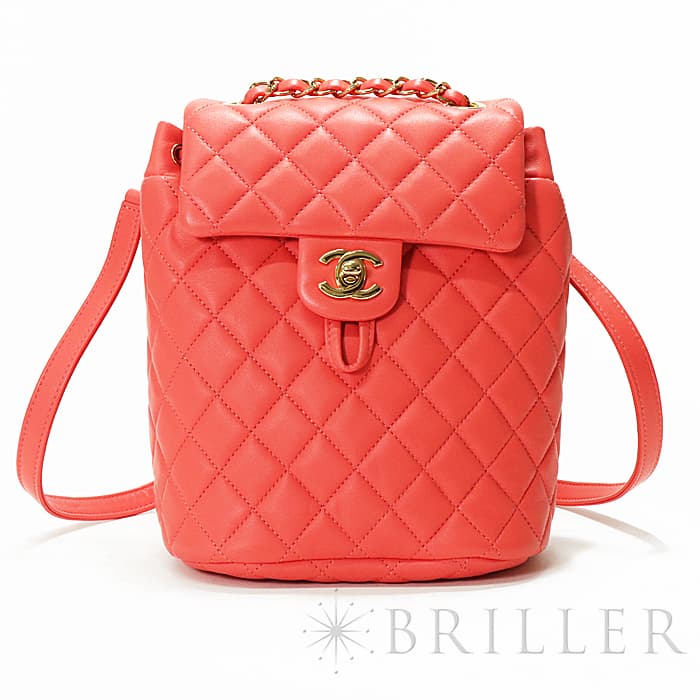 CHANEL シャネル その他 バックパック ラムスキン ピンク  ゴールド金具 A69964 B00250 N0412 メイン