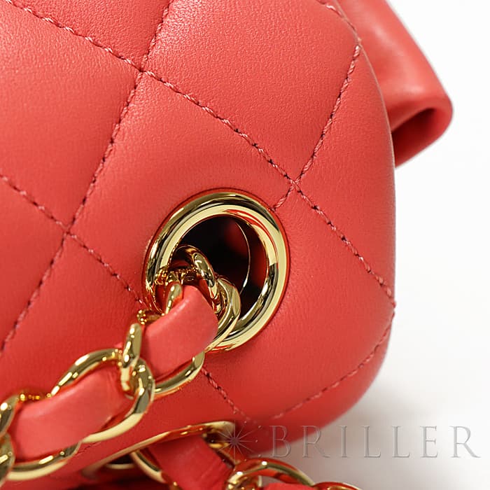 CHANEL シャネル その他 バックパック ラムスキン ピンク  ゴールド金具 A69964 B00250 N0412 10