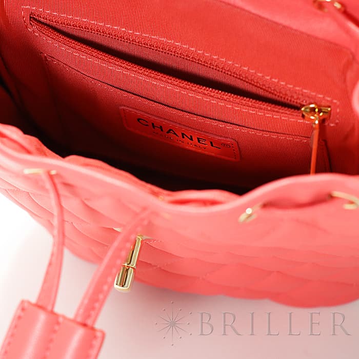 CHANEL シャネル その他 バックパック ラムスキン ピンク  ゴールド金具 A69964 B00250 N0412 11
