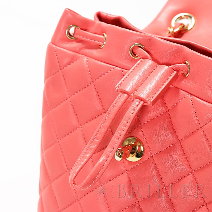 CHANEL シャネル その他 バックパック ラムスキン ピンク  ゴールド金具 A69964 B00250 N0412 20