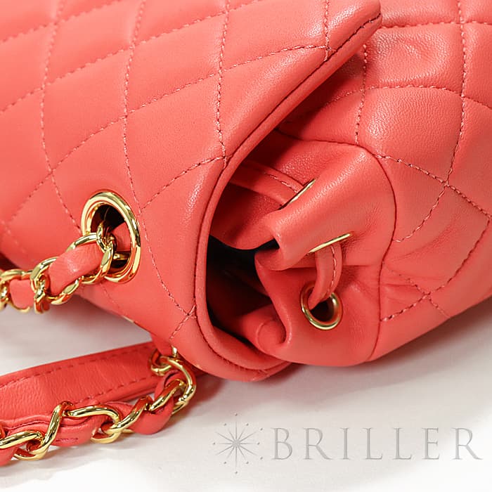 CHANEL シャネル その他 バックパック ラムスキン ピンク  ゴールド金具 A69964 B00250 N0412 26