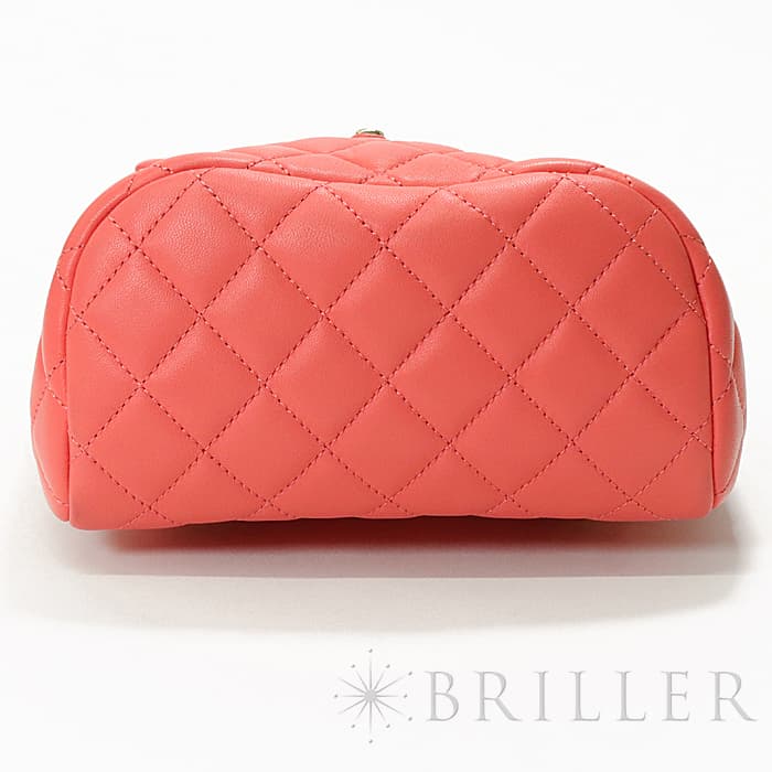 CHANEL シャネル その他 バックパック ラムスキン ピンク  ゴールド金具 A69964 B00250 N0412 4
