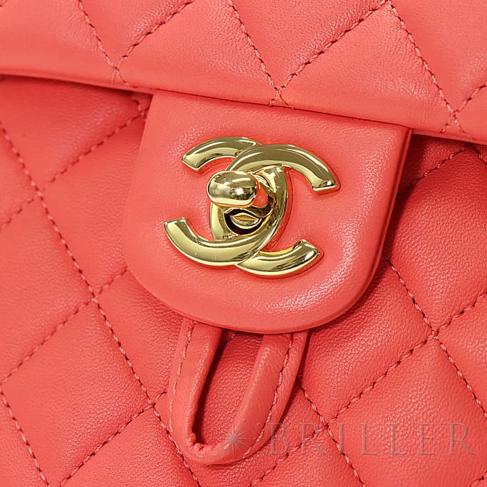 CHANEL シャネル その他 バックパック ラムスキン ピンク  ゴールド金具 A69964 B00250 N0412 8