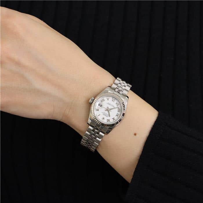 中古)ROLEX ロレックス デイトジャスト 179174 ホワイト ローマ（商品 