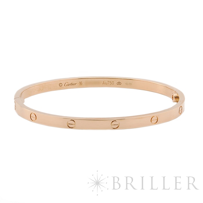 CARTIER カルティエ ラブ ブレスレット スモールモデル ピンクゴールド 16号 B6047316 メイン