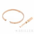 CARTIER カルティエ ラブ ブレスレット スモールモデル ピンクゴールド 16号 B6047316 12