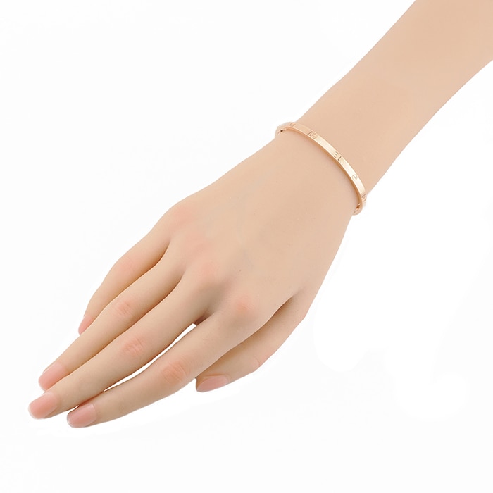 CARTIER カルティエ ラブ ブレスレット スモールモデル ピンクゴールド 16号 B6047316 13