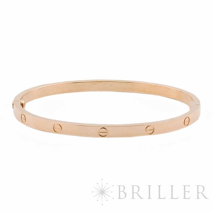 CARTIER カルティエ ラブ ブレスレット スモールモデル ピンクゴールド 16号 B6047316 1
