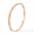 CARTIER カルティエ ラブ ブレスレット スモールモデル ピンクゴールド 16号 B6047316 4