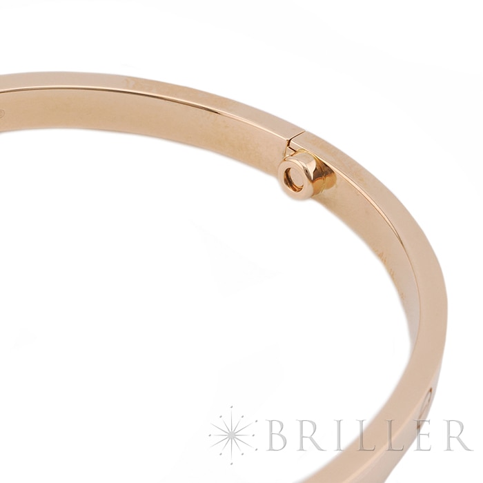 CARTIER カルティエ ラブ ブレスレット スモールモデル ピンクゴールド 16号 B6047316 8