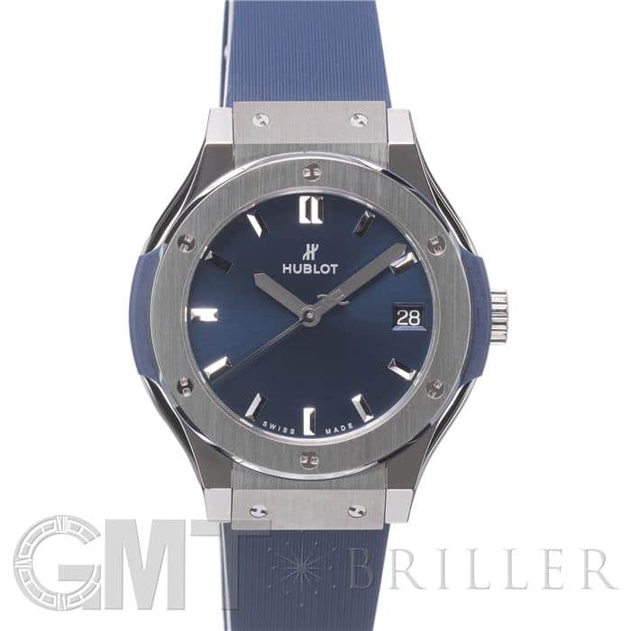 HUBLOT ウブロ クラシック ブルー チタニウム 581.NX.7170.RX メイン
