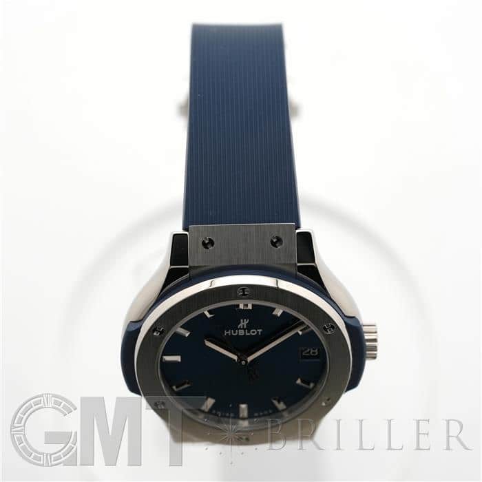 HUBLOT ウブロ クラシック ブルー チタニウム 581.NX.7170.RX 13