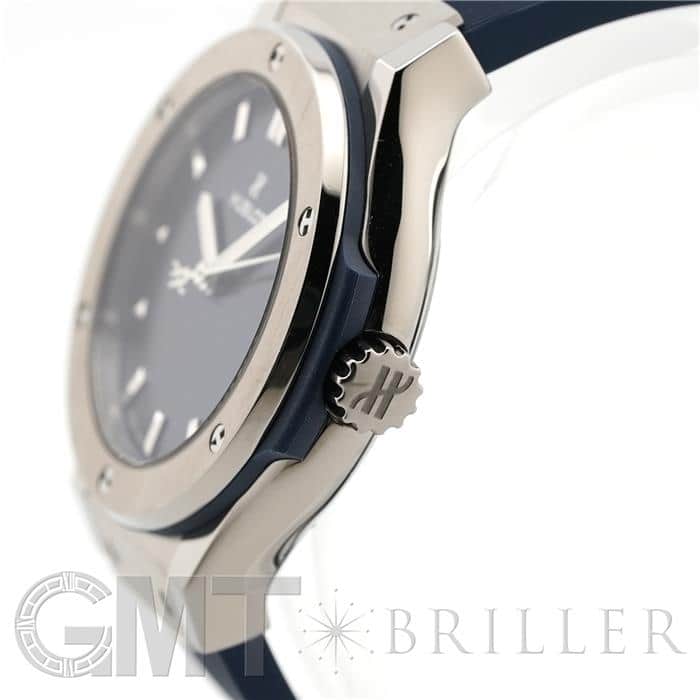 HUBLOT ウブロ クラシック ブルー チタニウム 581.NX.7170.RX 18