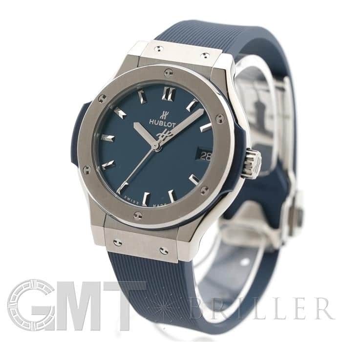 HUBLOT ウブロ クラシック ブルー チタニウム 581.NX.7170.RX 1