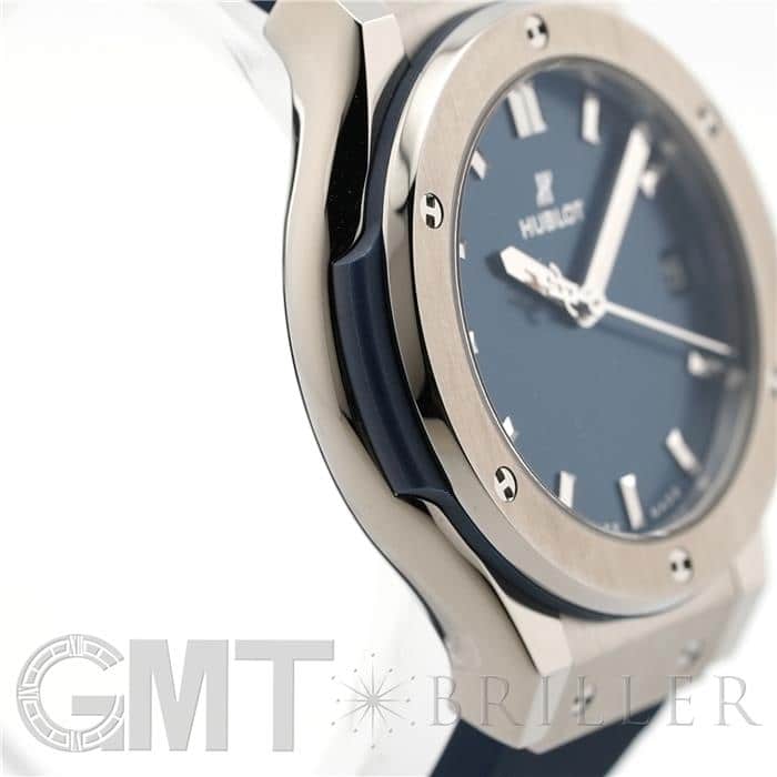 HUBLOT ウブロ クラシック ブルー チタニウム 581.NX.7170.RX 19