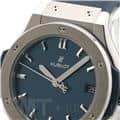 HUBLOT ウブロ クラシック ブルー チタニウム 581.NX.7170.RX 5