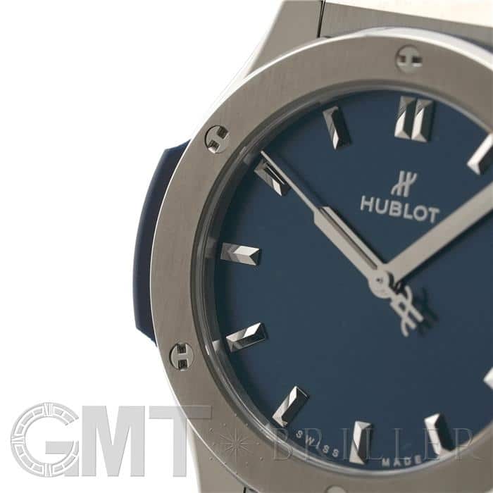 HUBLOT ウブロ クラシック ブルー チタニウム 581.NX.7170.RX 6
