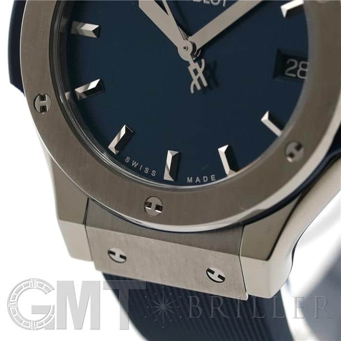 HUBLOT ウブロ クラシック ブルー チタニウム 581.NX.7170.RX 7