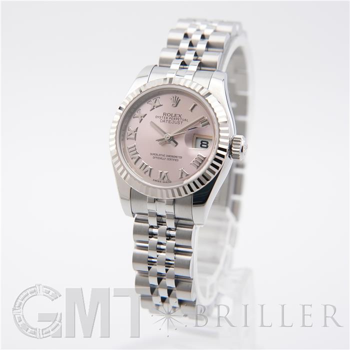 ROLEX ロレックス デイトジャスト 179174 ピンク ローマ ジュビリーブレスレット 1