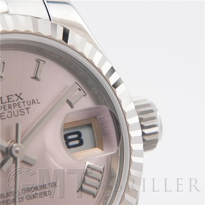 ROLEX ロレックス デイトジャスト 179174 ピンク ローマ ジュビリーブレスレット 8