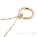 CARTIER カルティエ ジュストアンクル ピンクゴールド ダイヤモンド ネックレス B7224887 9