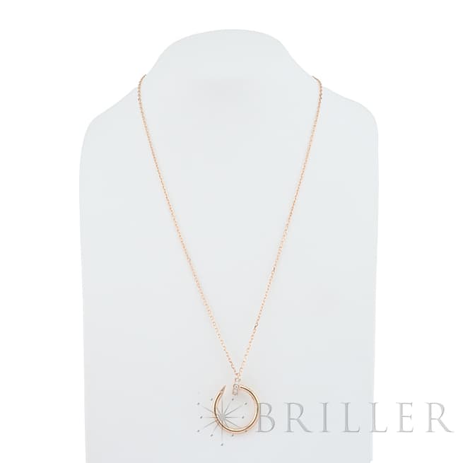 CARTIER カルティエ ジュストアンクル ピンクゴールド ダイヤモンド ネックレス B7224887 13