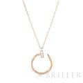 CARTIER カルティエ ジュストアンクル ピンクゴールド ダイヤモンド ネックレス B7224887 1